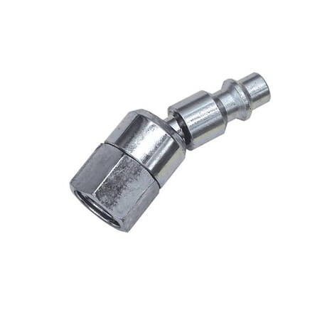 Tru-Flate Tru-Flate Steel I/M Milton Swivel Plug 1/4 in. 1/4 in. 1 pc TRFL12233